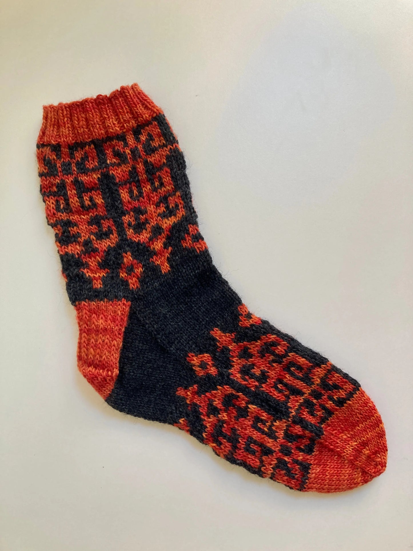 Scrollwork Sock Knitting Pattern Style Thrive Handmade Scrap Leather Journals Handmade in Philadelphia