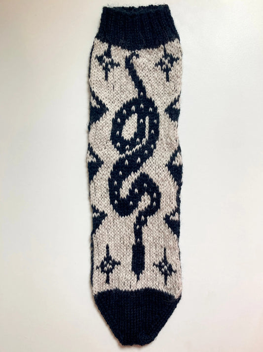 Serpentine Sock Knitting Pattern Style Thrive Handmade Scrap Leather Journals Handmade in Philadelphia